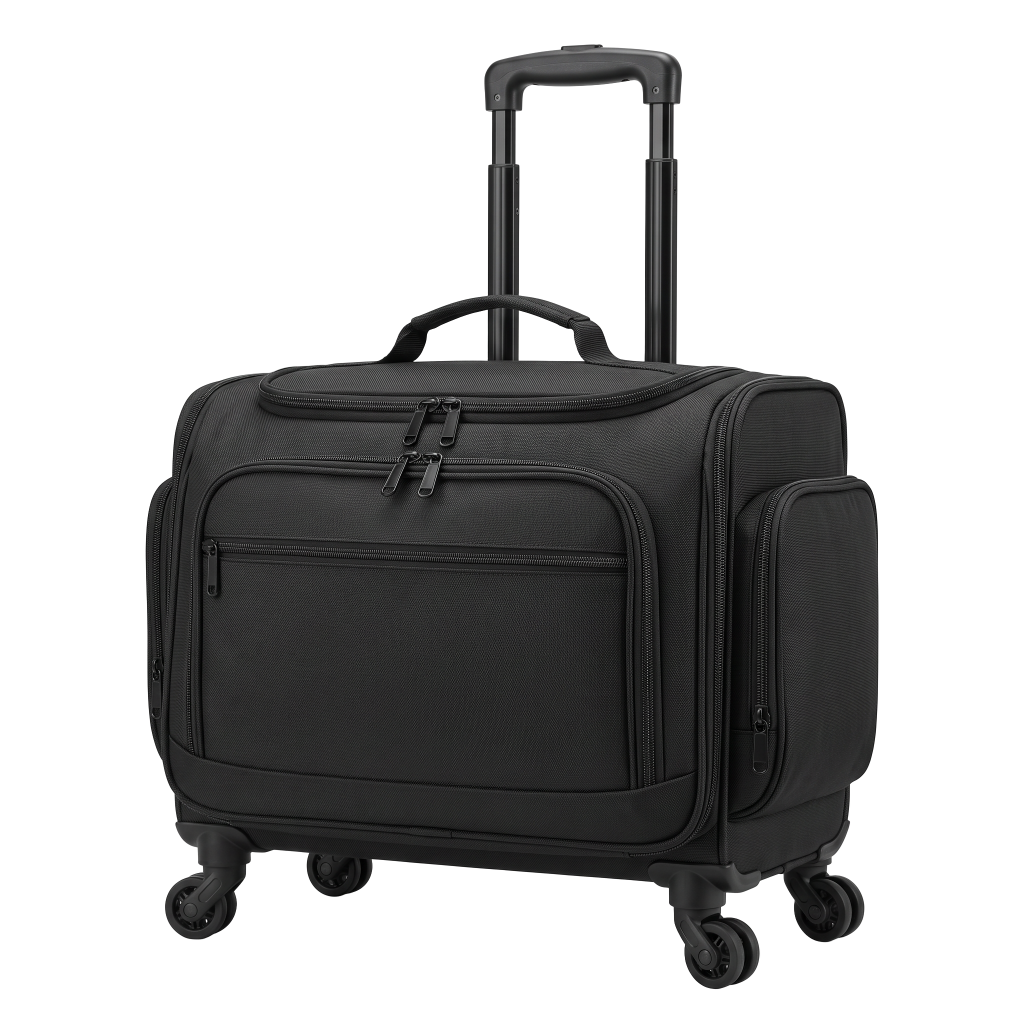 Isolated black Attrevo Rolling Makeup Case, AI product study